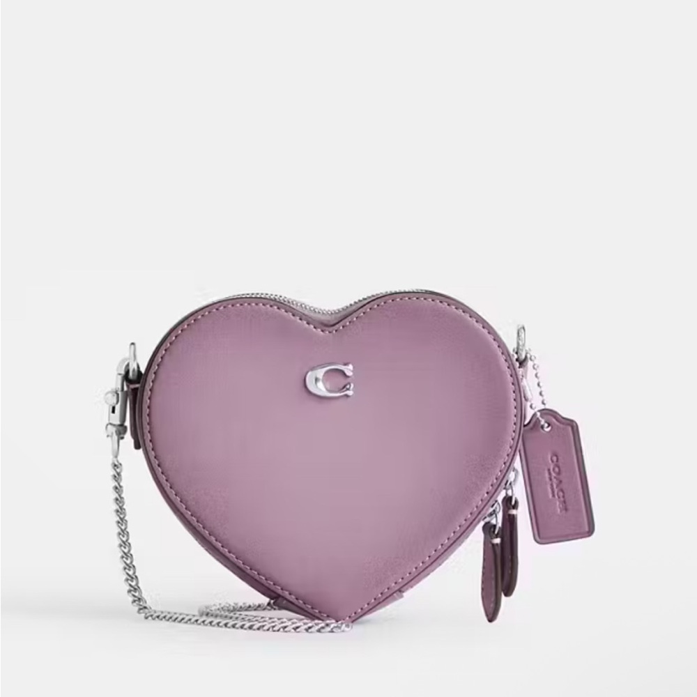 Coach mini Heart-Shaped Purple Bag